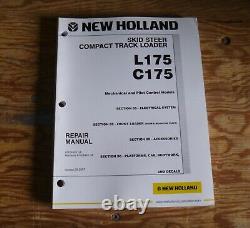 New Holland L175 Skid Steer Loader Electrical Wiring Troubleshooting Manual