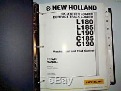New Holland L180 L185 L190 C185 C190 Skid Steer Loader Service Repair Manual NH