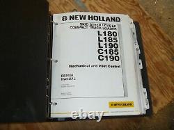 New Holland L180 L185 L190 Skid Steer Loader Shop Service Repair Manual 87578815