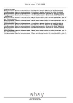New Holland L218, L220 Tier 4B Skid Steer Loader Service Manual Repair Shop Book