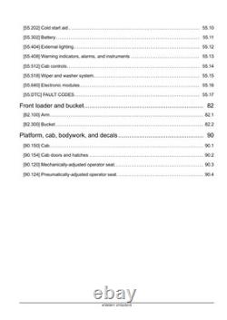 New Holland L221, L228, C227, C232 Tier 4B Stage 4 Skid Steer Loader Service Manual