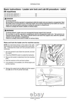 New Holland L221, L228, C227, C232 Tier 4B Stage 4 Skid Steer Loader Service Manual