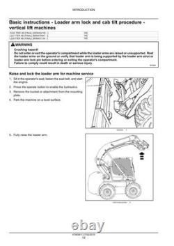New Holland L221, L228, C227, C232 Tier 4B Stage 4 Skid Steer Loader Service Manual