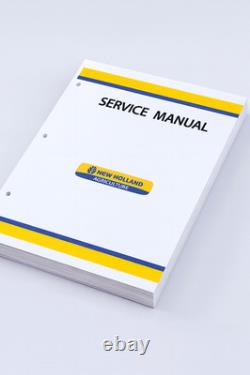 New Holland L223 L225 C232 Steer Loader Repair service manual PRINTED fastship