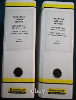 New Holland L225 L230 C232 C238 Skid Steer Service Shop Repair Manual 2 Vol Set