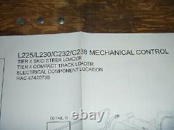 New Holland L225 L230 Skid Steer Loader Mech 4 Electrical Wiring Diagram Manual