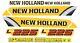 New Holland L225 Skid Steer Loader Decals / Stickers (Compatible Complete Set)