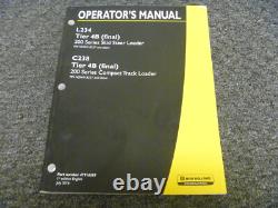 New Holland L234 4B Skid Steer C238 4B Track Loader Operator Maintenance Manual