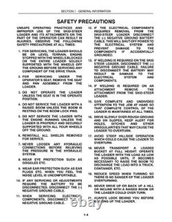 New Holland L250, L255 Skid Steer Loader Service Manual Repair Shop Book