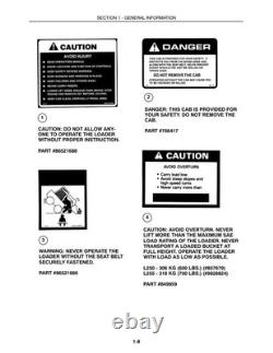 New Holland L250, L255 Skid Steer Loader Service Manual Repair Shop Book