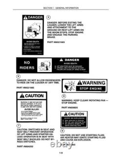 New Holland L250, L255 Skid Steer Loader Service Manual Repair Shop Book