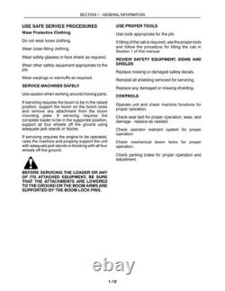 New Holland L250, L255 Skid Steer Loader Service Manual Repair Shop Book