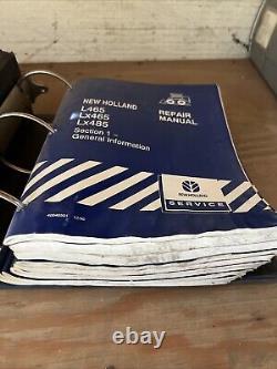 New Holland L465 LX465 LX485 Skid Steer Service Repair Manual Set