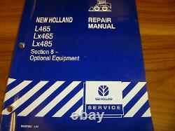 New Holland L465 Lx465 Lx485 Skid Steer Loader OPTIONAL EQUIPMENT Service Manual