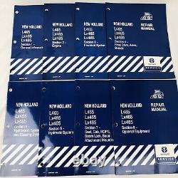 New Holland L465 Lx465 Lx485 Skid Steer Loader Service Repair Manual Set