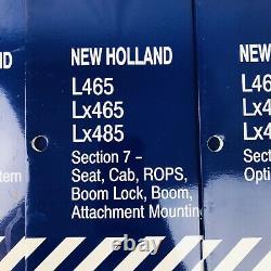New Holland L465 Lx465 Lx485 Skid Steer Loader Service Repair Manual Set