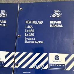 New Holland L465 Lx465 Lx485 Skid Steer Loader Service Repair Manuals
