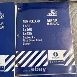 New Holland L465 Lx465 Lx485 Skid Steer Loader Service Repair Manuals