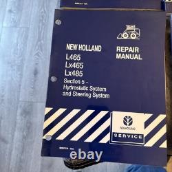 New Holland L465 Lx465 Lx485 Skid Steer Loader Service Repair Manuals