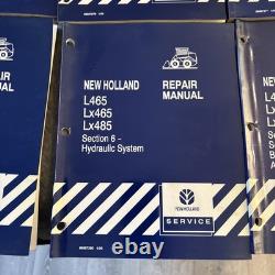 New Holland L465 Lx465 Lx485 Skid Steer Loader Service Repair Manuals