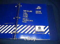 New Holland L465 Lx465 Lx485 Skid Steer Loader Service Shop Repair Manual Book