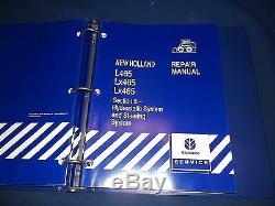 New Holland L465 Lx465 Lx485 Skid Steer Loader Service Shop Repair Manual Book