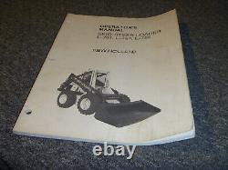 New Holland L781 L784 L785 Skid Steer Loader Owner Operator Manual User Guide xz