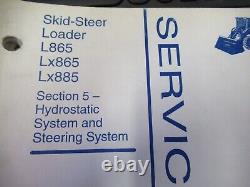 New Holland L865/ LX865/ LX885 Service manual Section 3 through 8