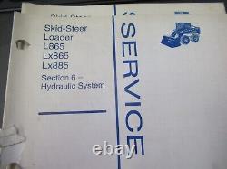 New Holland L865/ LX865/ LX885 Service manual Section 3 through 8