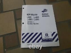New Holland L865 LX865 Skid Steer Loader Electrical Wiring Diagram Repair Manual