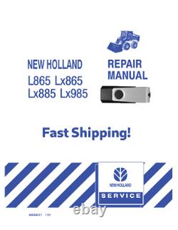 New Holland L865 Lx865 Lx885 Lx985 Complete Service Manual Pdf 86584317