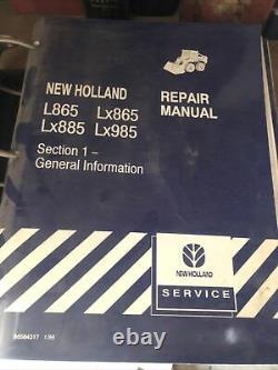 New Holland L865 Lx865 Lx885 Lx985 Skid Steer Loader Service Repair Manual OEM
