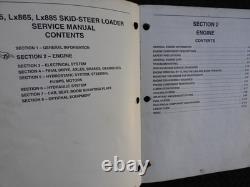 New Holland L865 Lx865 Lx885 Lx995 Skid Steer Loader Tractor Service Manual