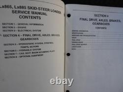 New Holland L865 Lx865 Lx885 Lx995 Skid Steer Loader Tractor Service Manual