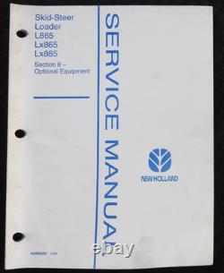 New Holland L865 Lx865 Lx885 Lx995 Skid Steer Loader Tractor Service Manual