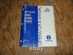 New Holland L865 Lx865 Lx885 Skid Steer Loader Owner Operator Maintenance Manual