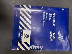 New Holland LB 115 Repair Manuals, set of different items. 7 Books