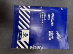 New Holland LB 115 Repair Manuals, set of different items. 7 Books