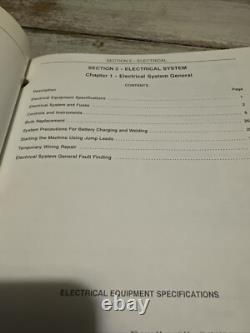 New Holland LB115 Loader Backhoe Electrical Shop Service Repair Manual Book OEM