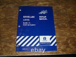 New Holland LB115 Loader Backhoe Electrical Wiring Diagrams Manual