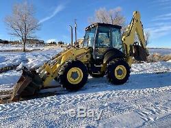 New Holland LB115 backhoe loader 4x4