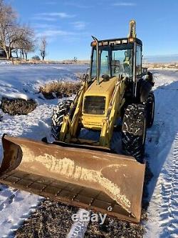 New Holland LB115 backhoe loader 4x4