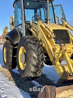 New Holland LB115 backhoe loader 4x4