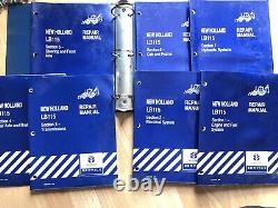 New Holland LB115 tractor loader backhoe factory repair manual