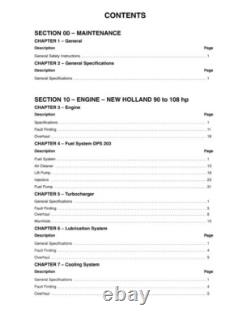 New Holland LB75. B, LB90, LB110, LB115. B Tractor Loader Backhoe Service Manual