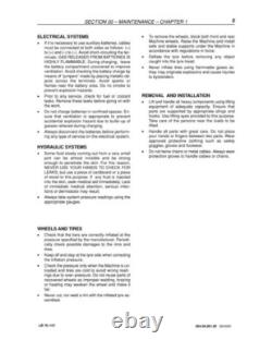 New Holland LB75. B, LB90, LB110, LB115. B Tractor Loader Backhoe Service Manual