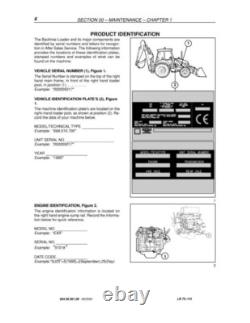 New Holland LB75. B, LB90, LB110, LB115. B Tractor Loader Backhoe Service Manual
