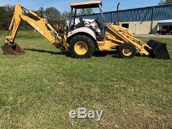 New Holland LB75 tractor loader backhoe ONLY 1330 HOURS! 75hp 4WD stock#8379