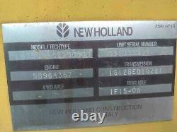 New Holland LB75B Backhoe Loader 2 Wheel drive not 4x4