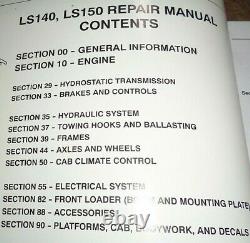 New Holland LS140 LS150 Skid Steer Loader Service Repair Shop Manual Original NH